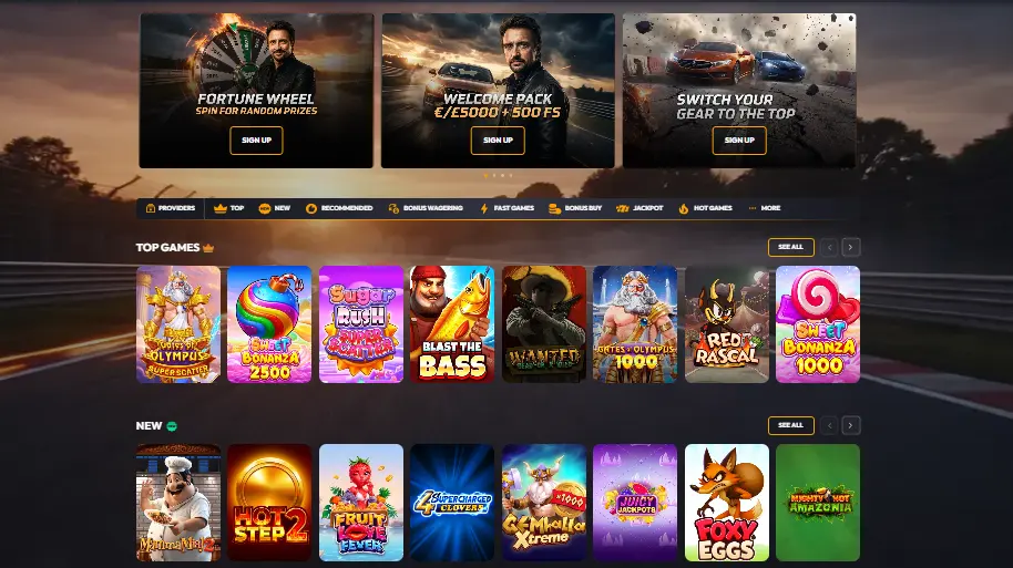 7Gear website interface screenshot